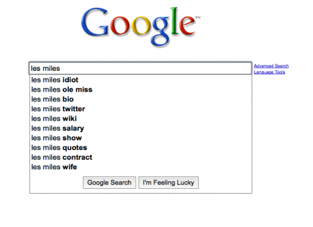 Les Miles Google Idiot