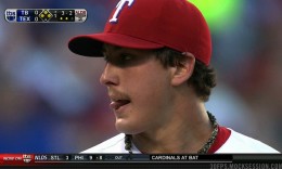 Derek Holland mustache