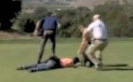 Tiger Woods hot dog man
