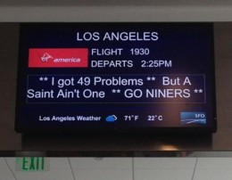 California-Airport-Sign-49ers-Saints