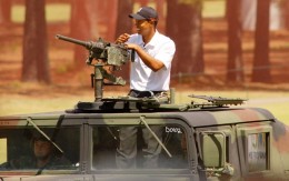 Tiger Woods military army