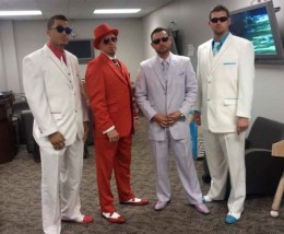 Marlins-pimp-suits-on-Easter