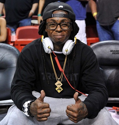 Rapper Lil' Wayne frequently attends NBA games but he says he was denied by 