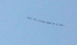 Take-the-statue-down-or-we-will-banner