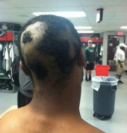 Antonio-Allen-rookie-hazing-haircut