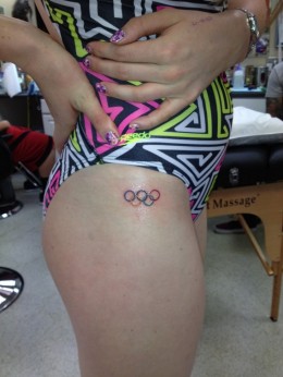 missy-franklin-olympic-rings-tattoo
