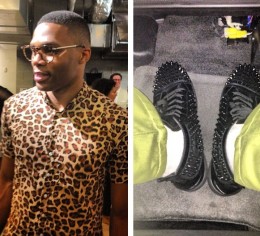 russell-westbrook-leopard-shirt-spiky-shoes