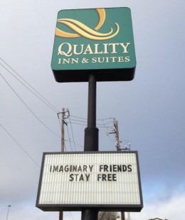 Quality-Inn-Manti-Teo-sign