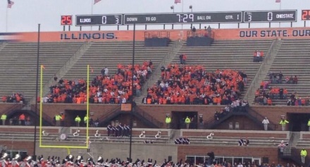 Which is worse? The Illinois fan base or the product on the field? 