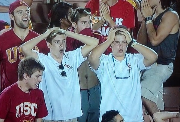 USC fans crushed after losing to Arizona State on Hail Mary (Video