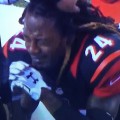 Pacman Jones crying at end of Bengals loss (Video)