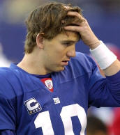 Eli Manning sad