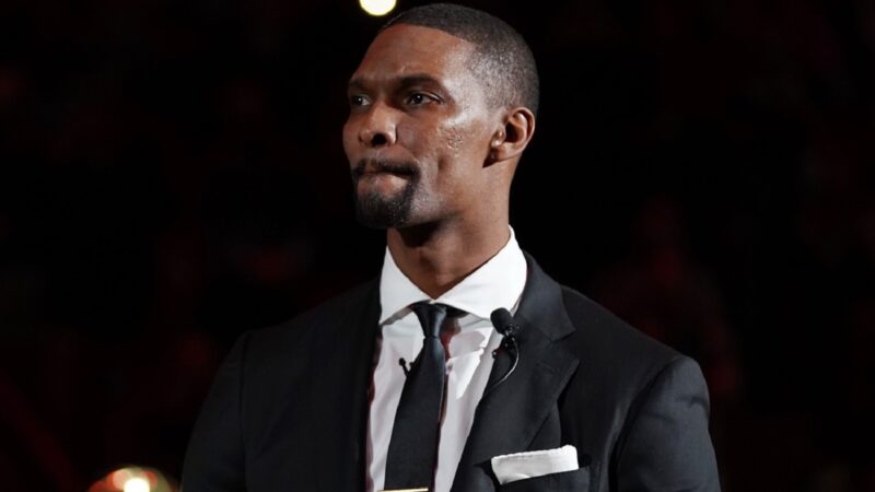 Chris Bosh in a suit