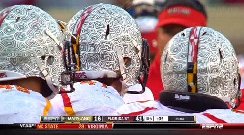 Maryland Tulsa Rock Insanely Ugly Helmets Pictures