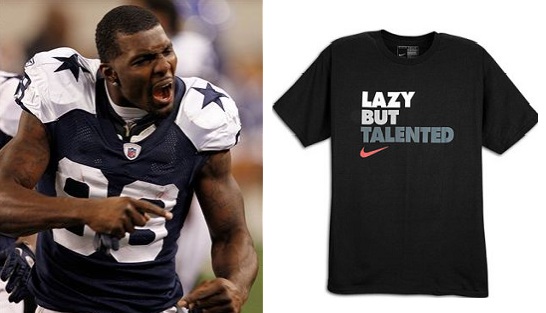 Dez Bryant Wore 'Lazy But Talented' Shirt After Cowboys Practice