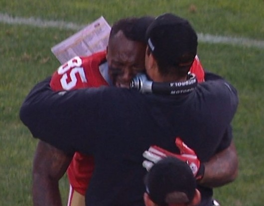 Vernon Davis Crying 