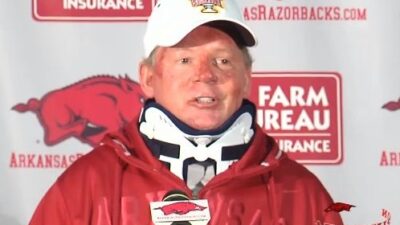 Bobby Petrino neck brace