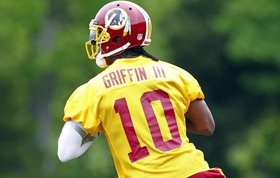 Robert Griffin III will become first NFL player with Roman numerals on his  jersey