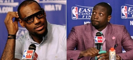 LeBron James, Dwyane Wade Skip Podium After Game 5 Loss