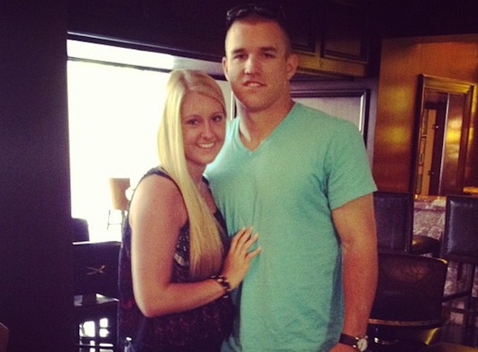 Mike Trout's girlfriend is Jessica Cox, his high school sweetheart