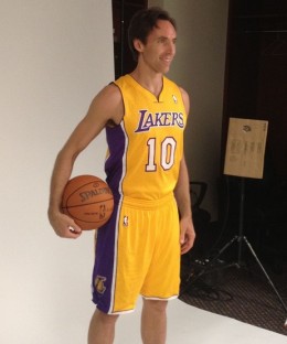 steve nash jersey lakers