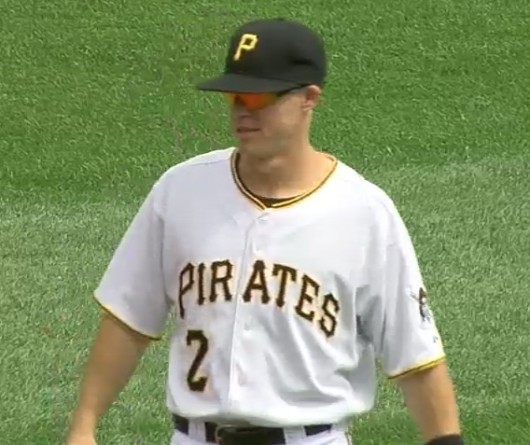 Pirates rookie Brock Holt's number on wrong side of jersey (Picture)