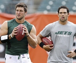 N.Y. Jets get Tim Tebow to shake things up; Mark Sanchez on notice