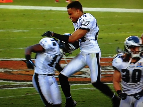 Jeremy Maclin Nnamdi Asomugha groin