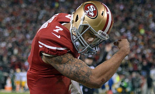 colin kaepernick biceps