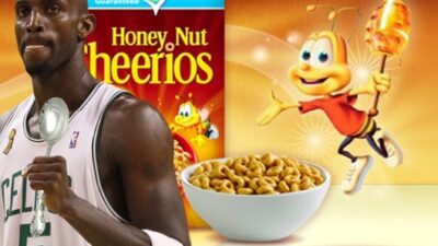 Kevin Garnett Honey Nut Cheerios