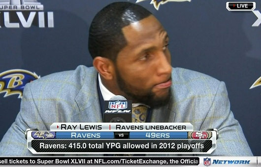 Ray Lewis says he forgives Wes Welker's wife Anna Burns for