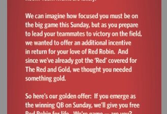 red robin colin kaepernick