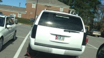 AJ McCarron boot car