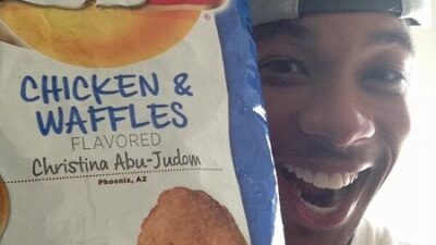 Ben Revere chicken and waffles