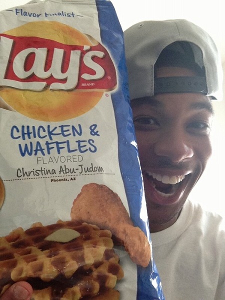 Ben Revere chicken and waffles