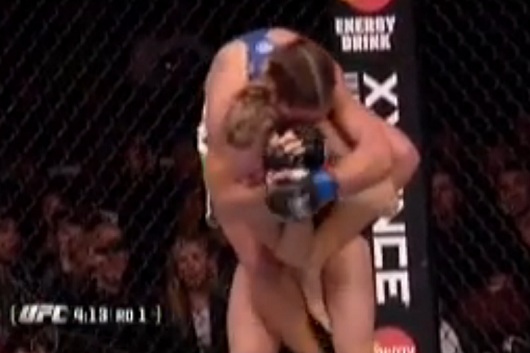 Ronda Rousey bite