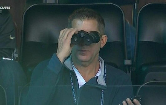 Sean Payton binoculars