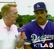 Vin Scully Mike Piazza