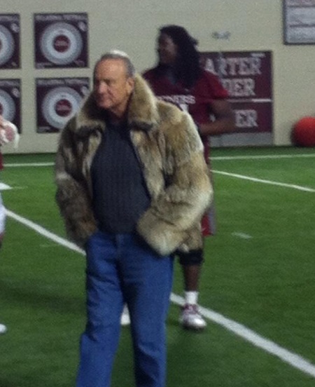 Barry Switzer fur coat