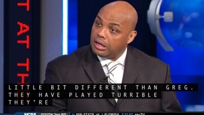 CBS Charles Barkley turrible
