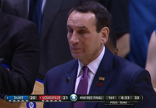 Coach K concern