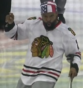 Mr. T Blackhawks game