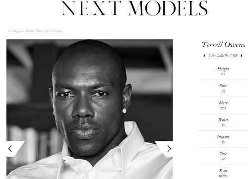 Terrell Owens Next Models