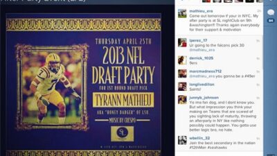 Tyrann Mathieu draft flyer