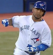 Walk the parrot!! The Jays celebrate Edwin Encarnacion hitting a walk-off  home run in extra in…