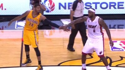 Paul George LeBron James five