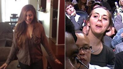 Screaming Spurs Fan lady
