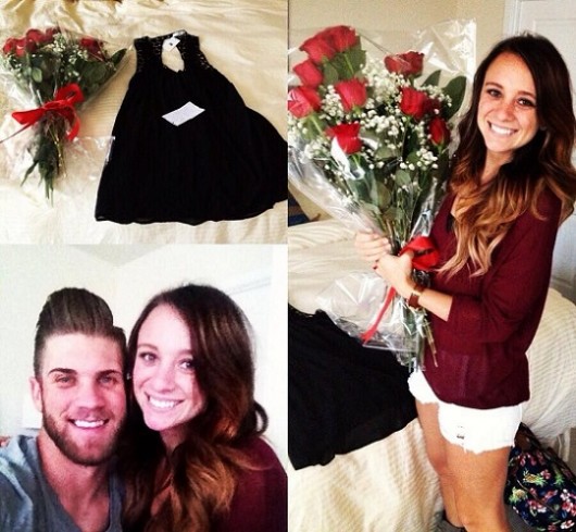 Baller status: Bryce Harper buys girlfriend dress for date