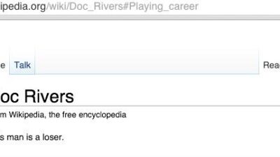 Doc Rivers Wikipedia hacked