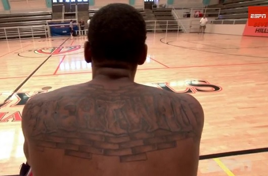 john wall leg tattoo